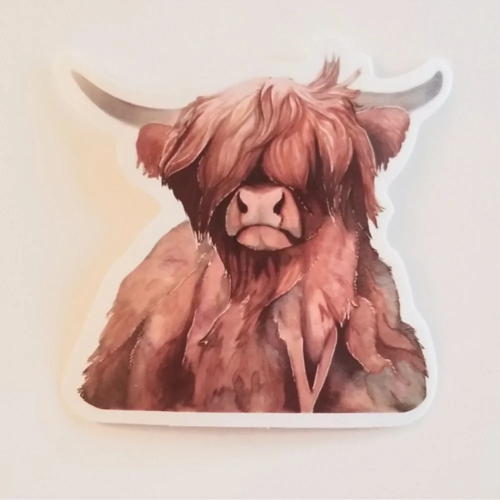Highland Cow Sticker - Picture 1 of 1
